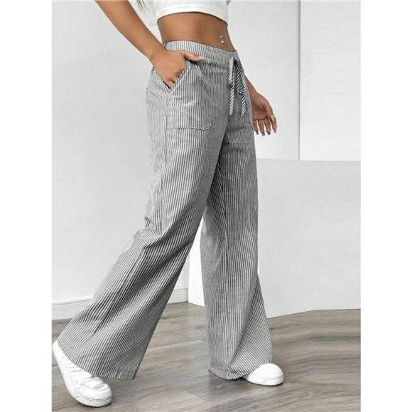 Striped Wide Leg Pants - Picture 11 of 11